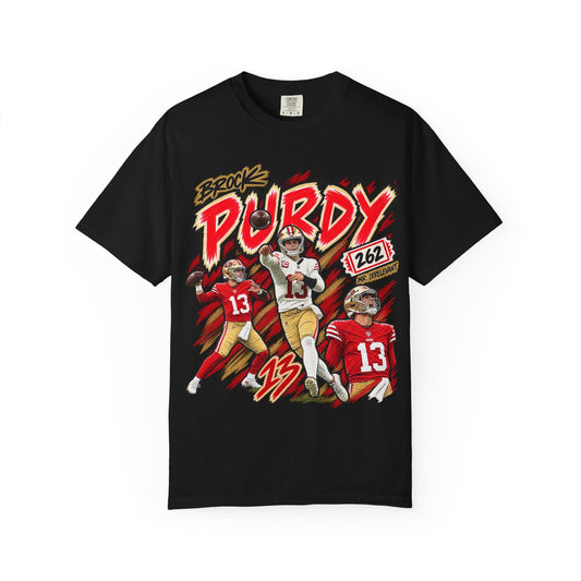 Brock Purdy, MR. IRRELEVANT Graphic T-Shirt - Sunday Standouts Sketch Series