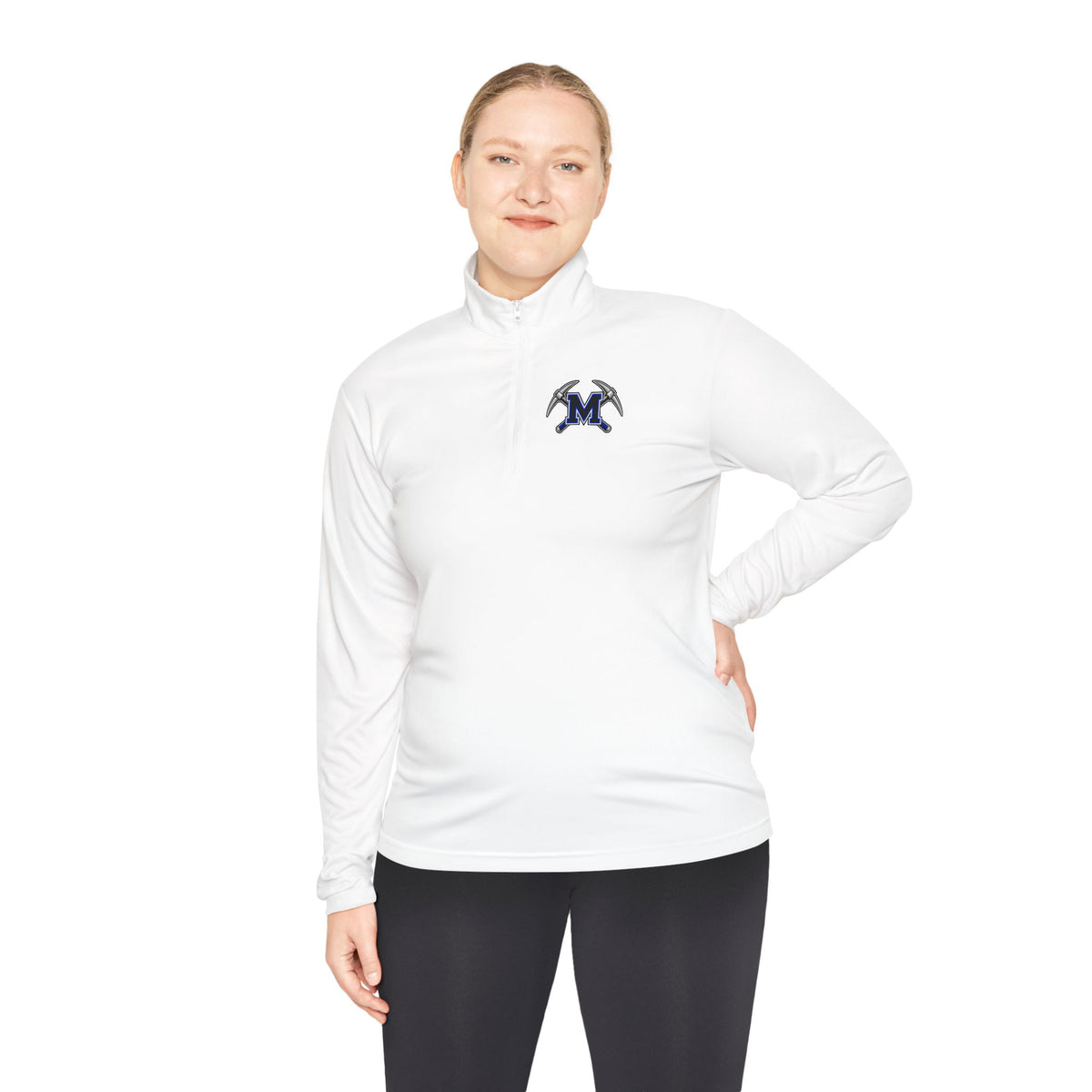 Miners Block M Logo Quarter Zip Pullover
