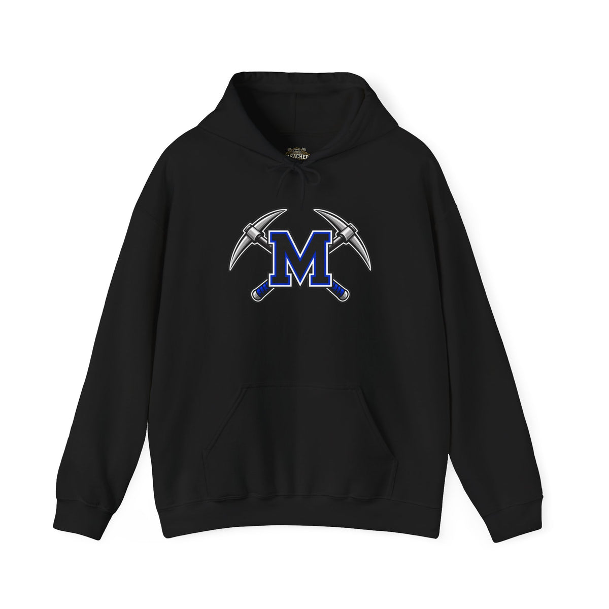Miners M Logo Hoodie - Cross Pickaxe Graphic M Logo