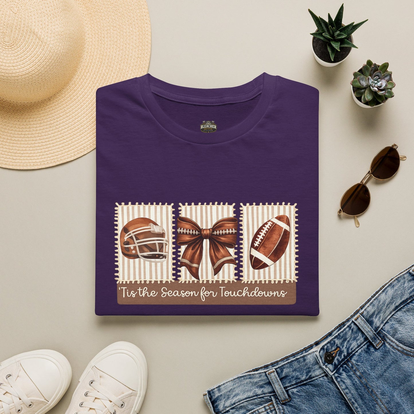 Football Holiday T-Shirt — 'Tis the Season for Touchdowns