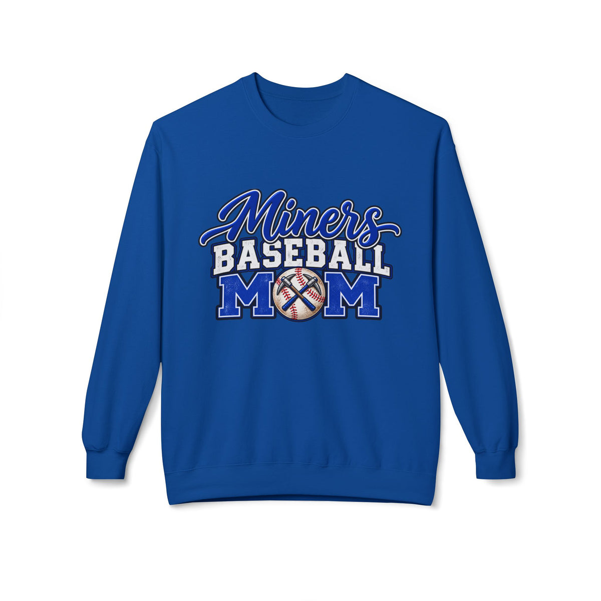 Miners Baseball Mom Sweatshirt – Team Spirit Crewneck for Baseball Moms