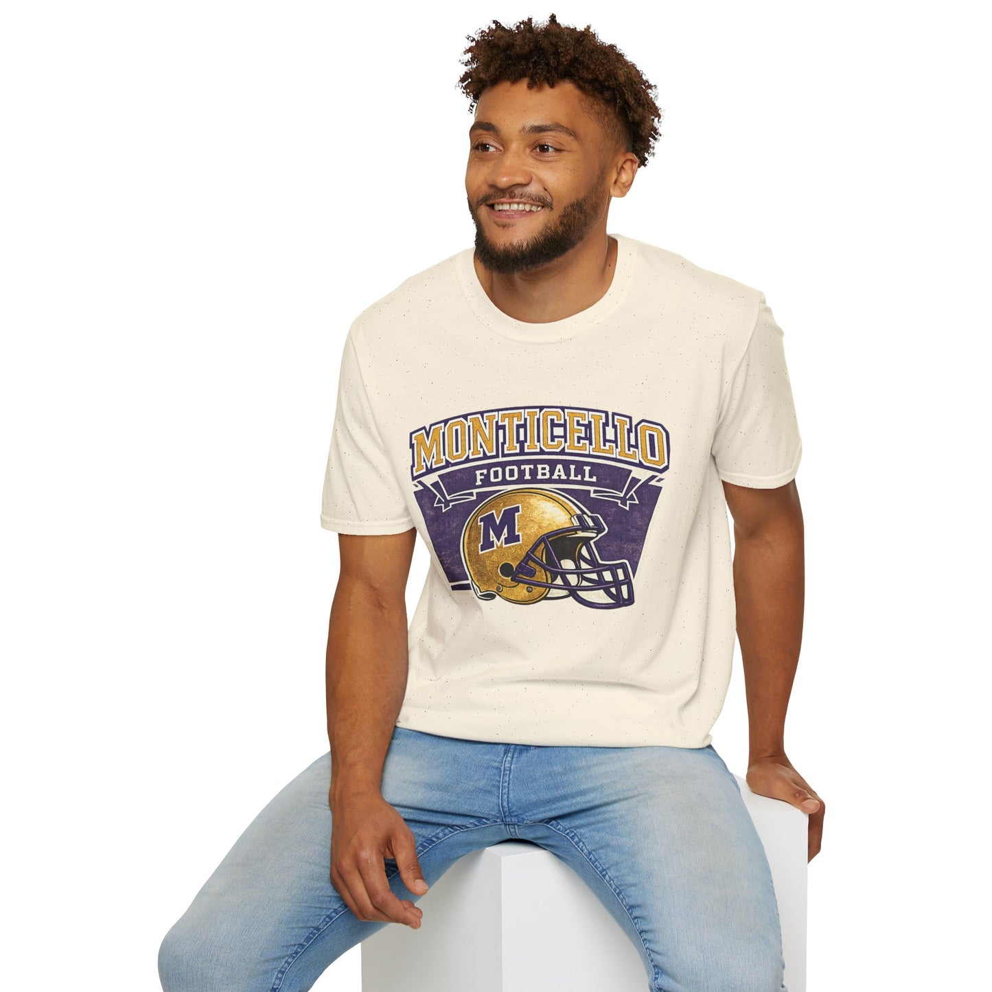 Monticello Football T-Shirt — Vintage Helmet Tee