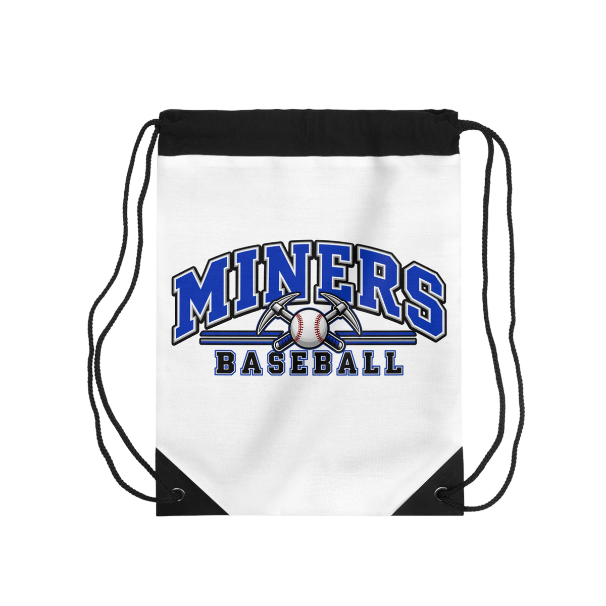 Miners Baseball Drawstring Bag