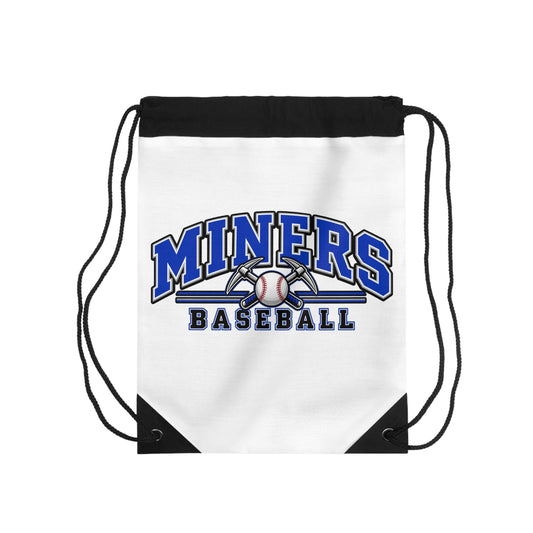 Miners Baseball Drawstring Bag