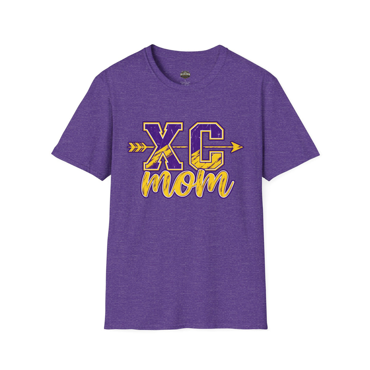 XC Mom T‑Shirt – Cross Country Mom Graphic Tee (Arrow & Varsity Lettering)