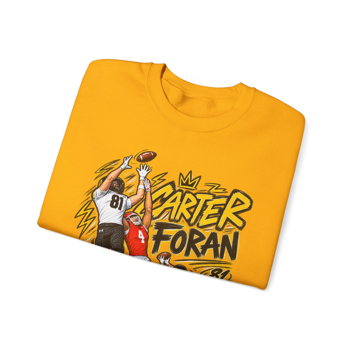 CARTER FORAN Graphic Crewneck - Saturday Standouts Sketch Series