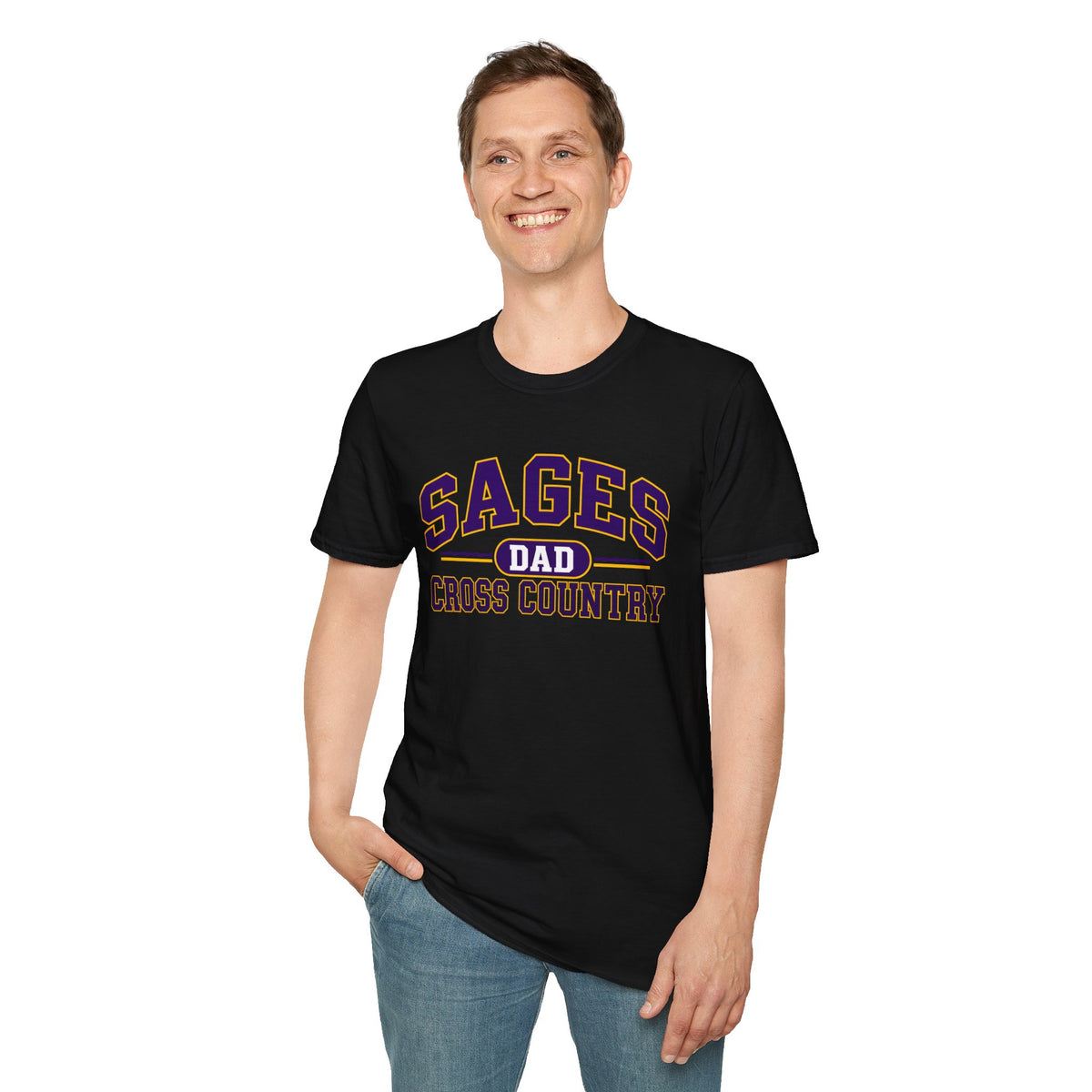Sages Cross Country Dad T-Shirt — Proud Running Dad Tee