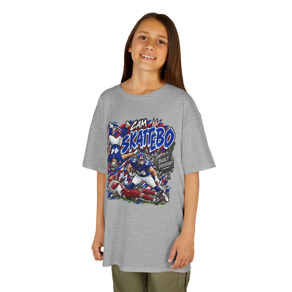 YOUTH Cam Skattebo Graphic T-Shirt - Sunday Standouts Sketch Series