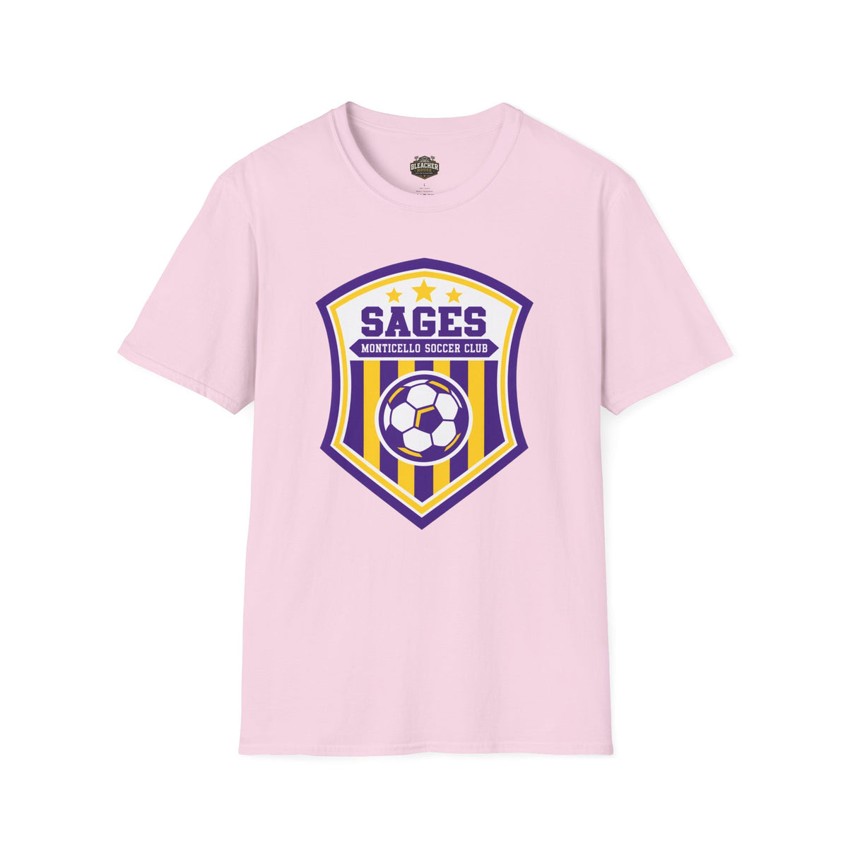 Monticello Soccer Club Crest Logo T shirt
