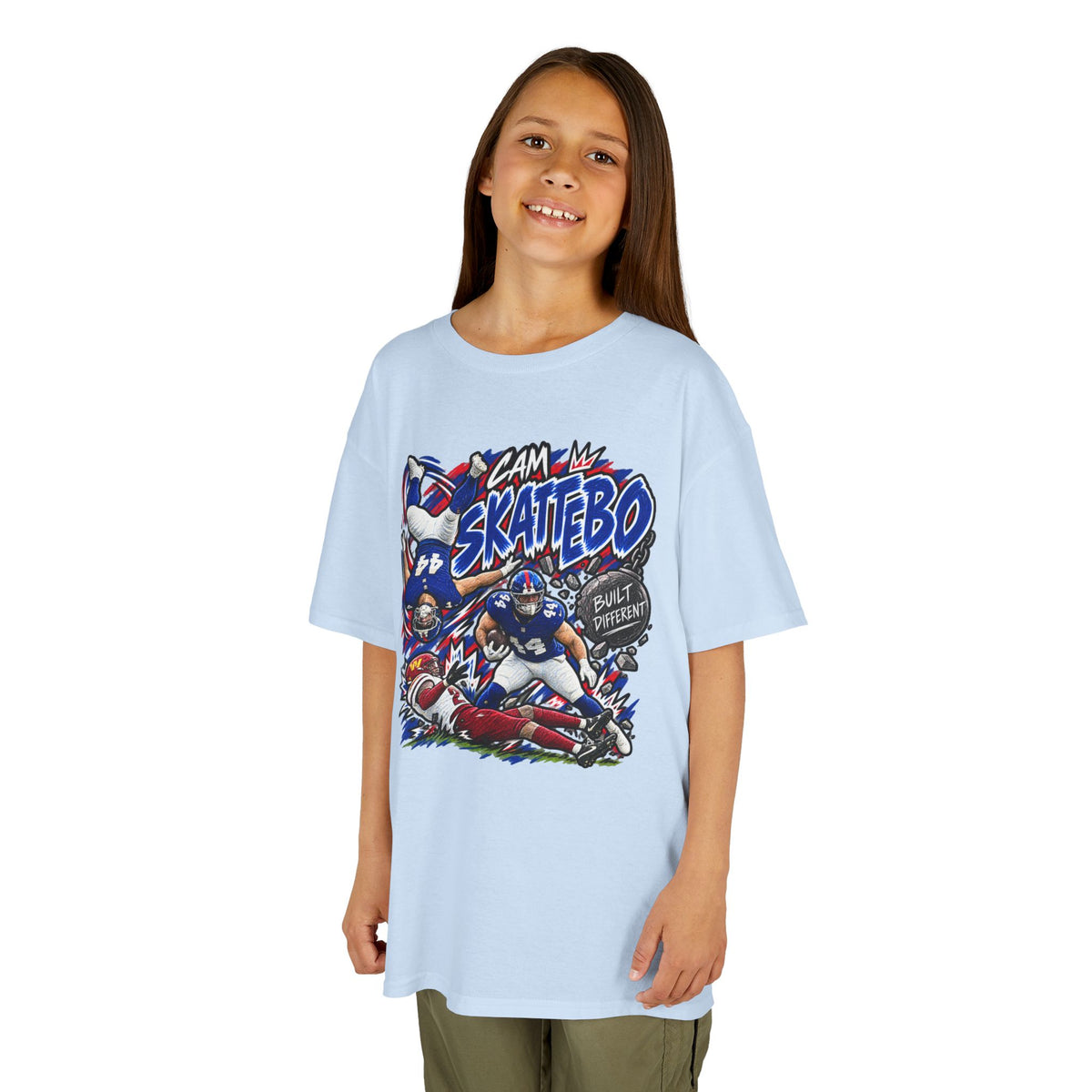 YOUTH Cam Skattebo Graphic T-Shirt - Sunday Standouts Sketch Series
