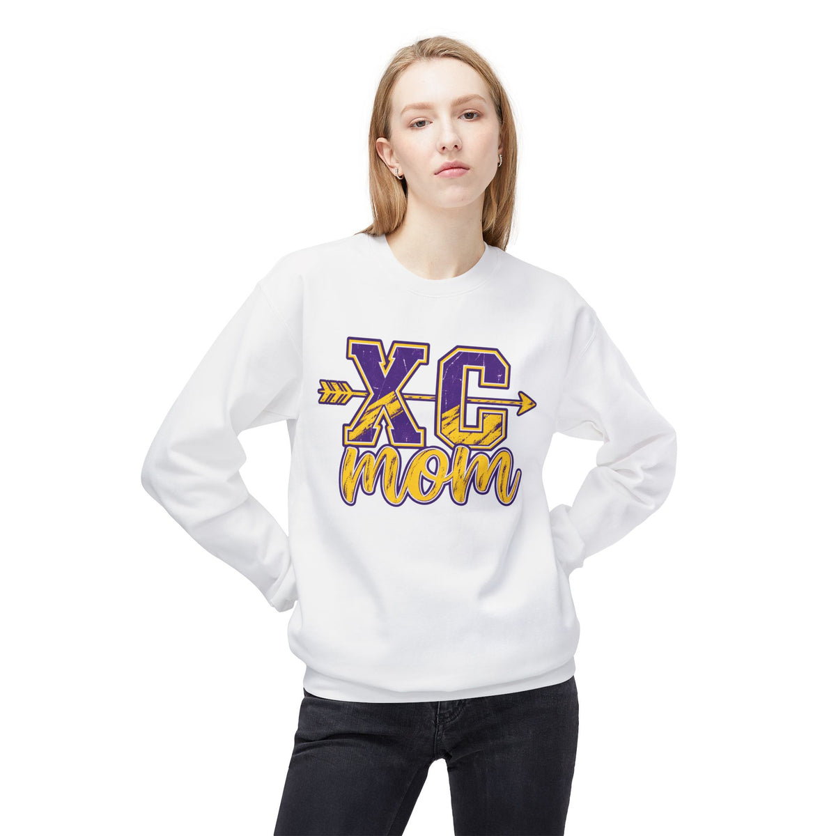 XC Mom Crewneck Sweatshirt — Cross Country Mom Pullover