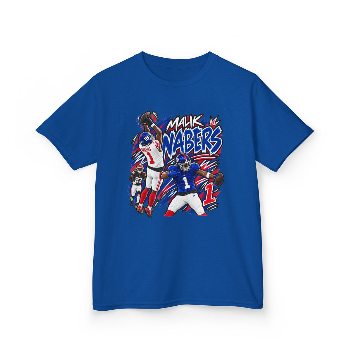 Malik Nabers Graphic T-Shirt - Sunday Standouts Sketch Series