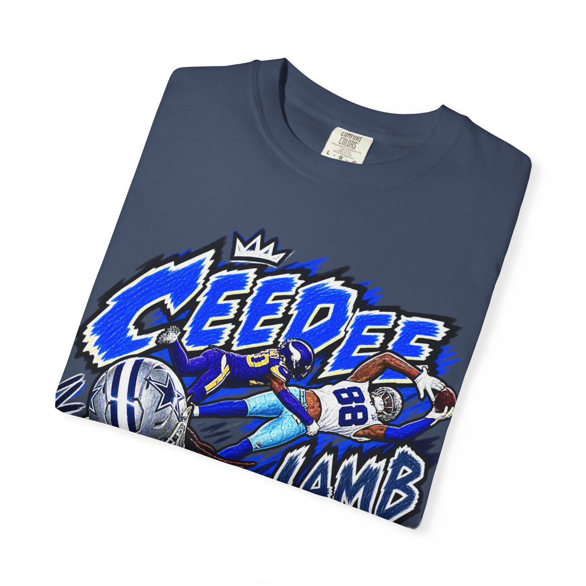 CeeDee Lamb Graphic T-Shirt - Sunday Standouts Sketch Series