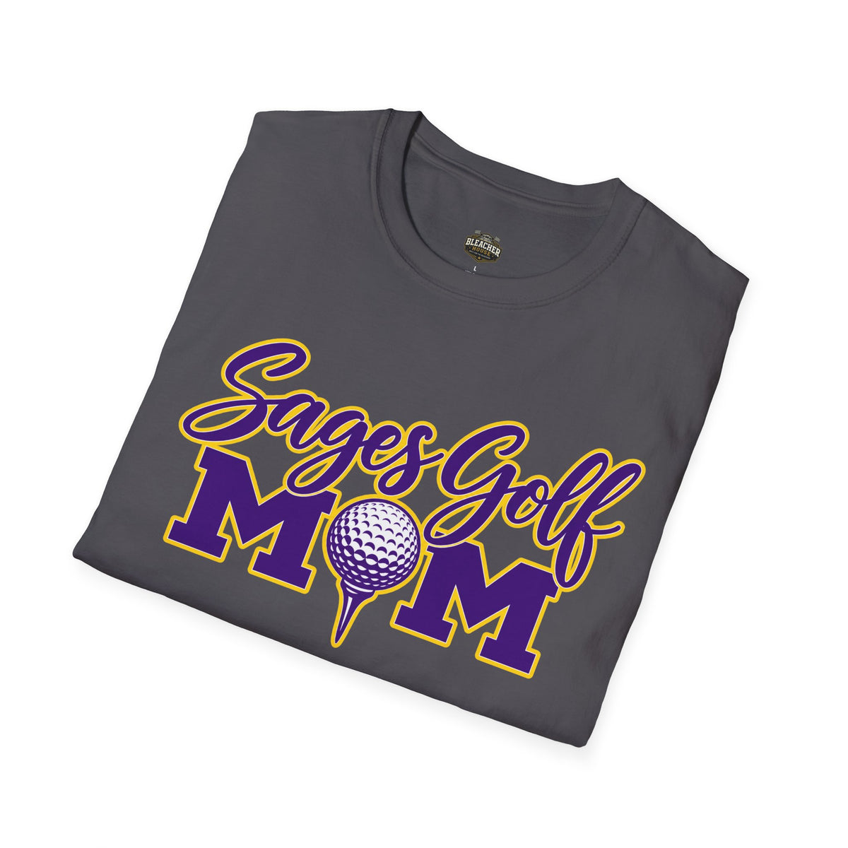 Sages Golf Mom T-Shirt — “Sages Golf MOM” Script & Tee Graphic