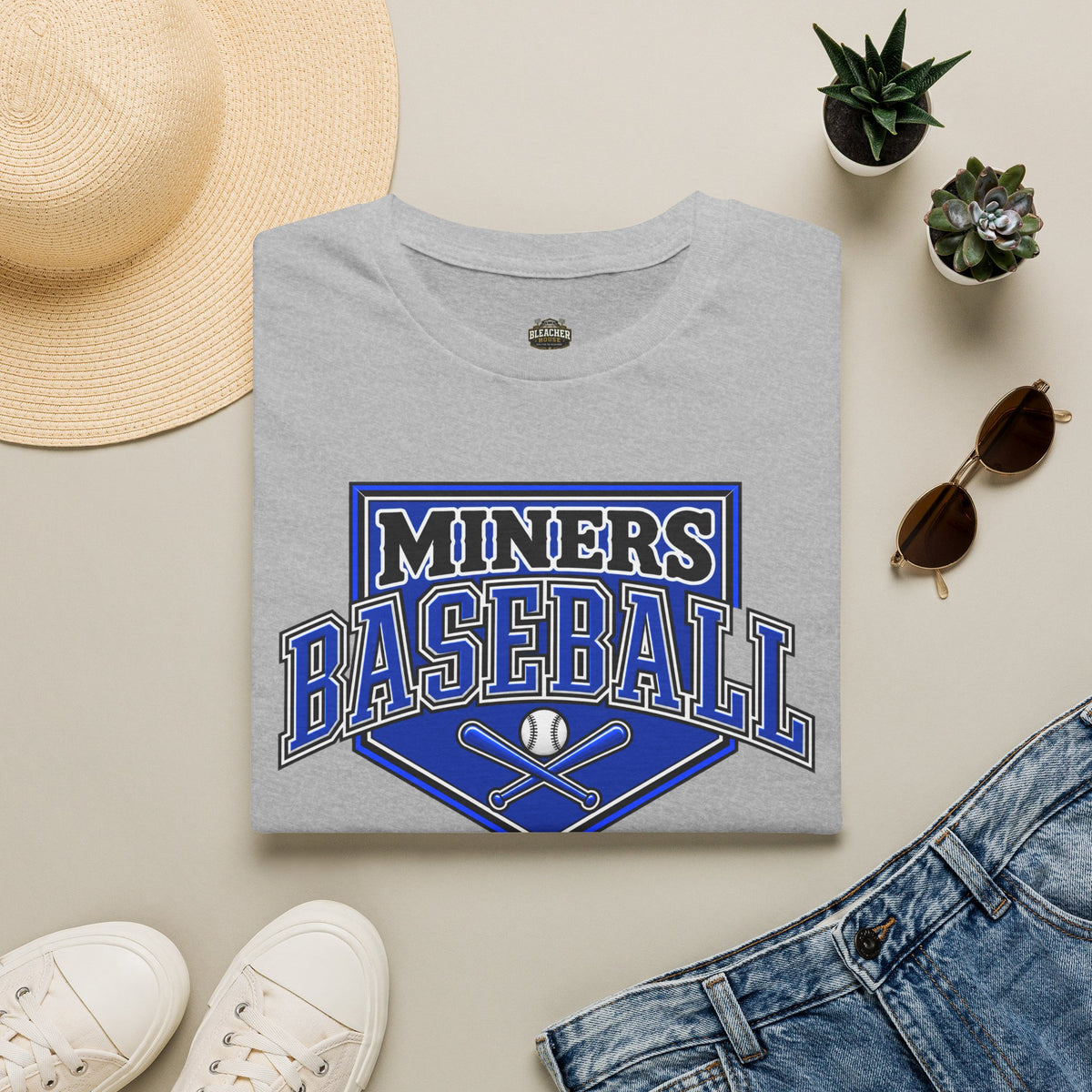 Miners Baseball T-Shirt — Team Logo Sports Tee