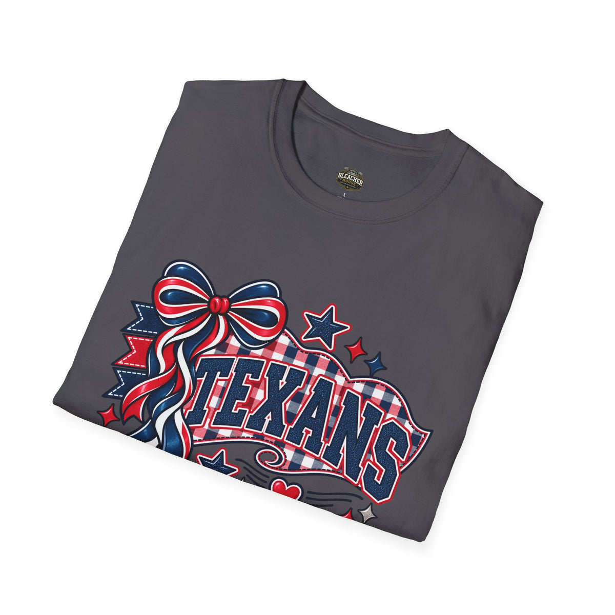 Texans Ribbon & Banner T-Shirt — Team Spirit Tee