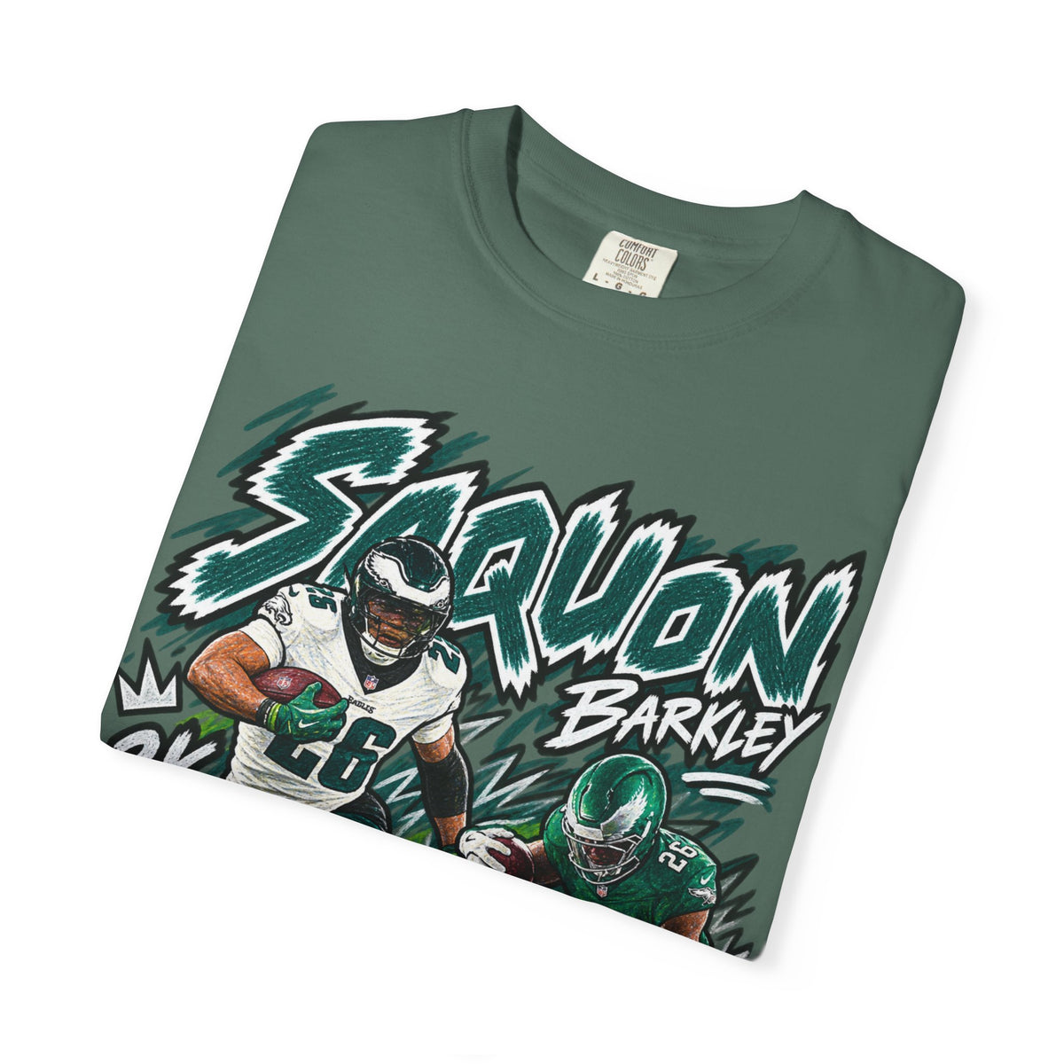 Saquon Barkley Graphic T-Shirt - Sunday Standouts Sketch Series