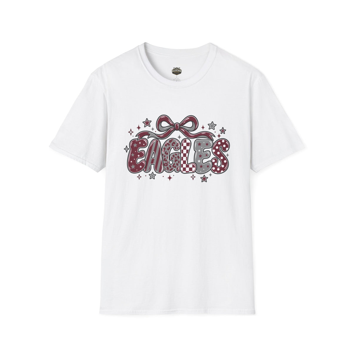 Eagles T-Shirt — Retro Bow & Stars Spirit Shirt