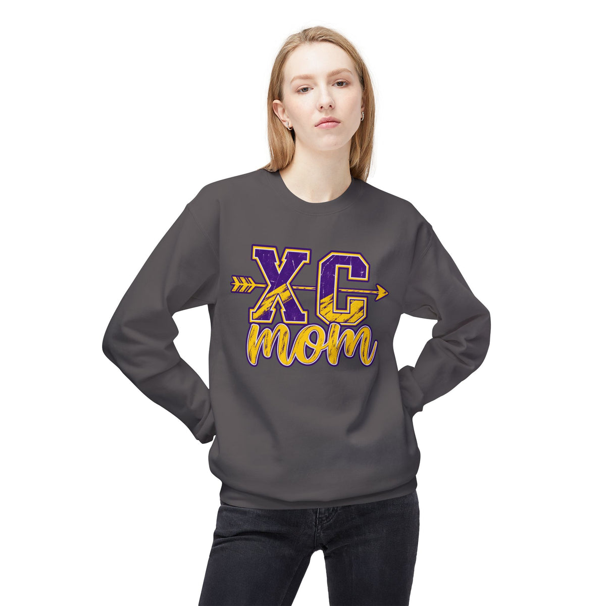 XC Mom Crewneck Sweatshirt — Cross Country Mom Pullover