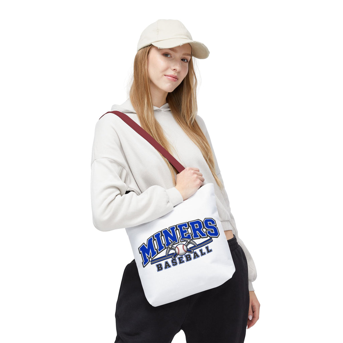 Miners Baseball Tote Bag — Team Logo Sports Carryall