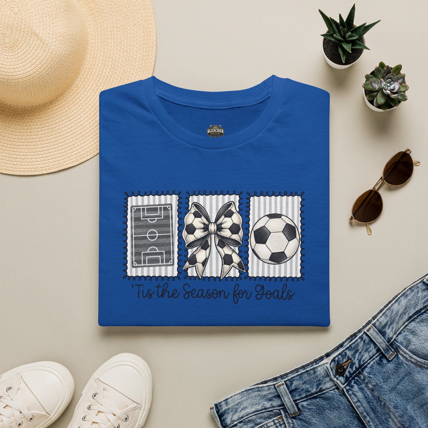 Soccer T‑Shirt — "Tis the Season for Goals"  Soccer Tee