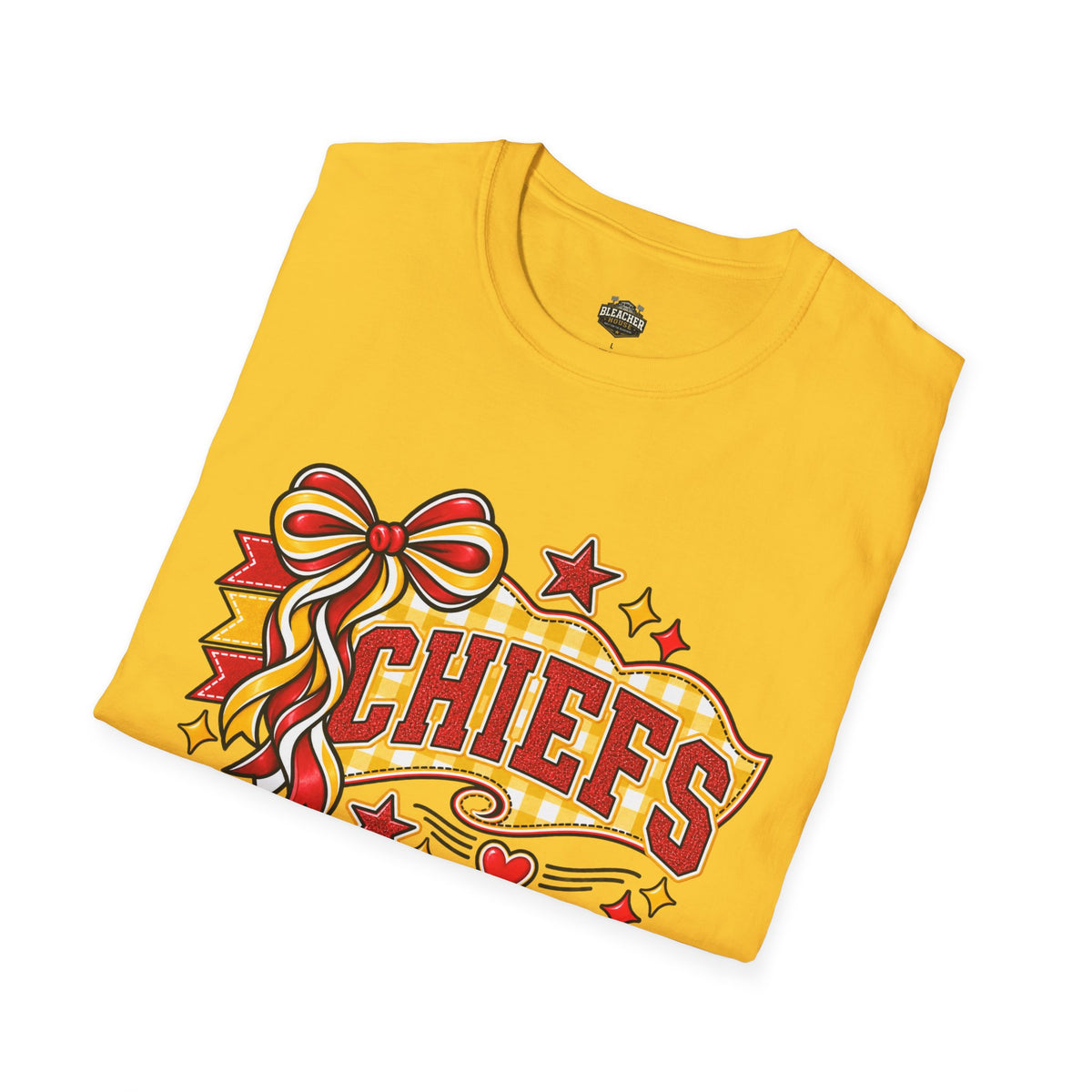 Chiefs Ribbon & Banner T-Shirt — Team Spirit Tee