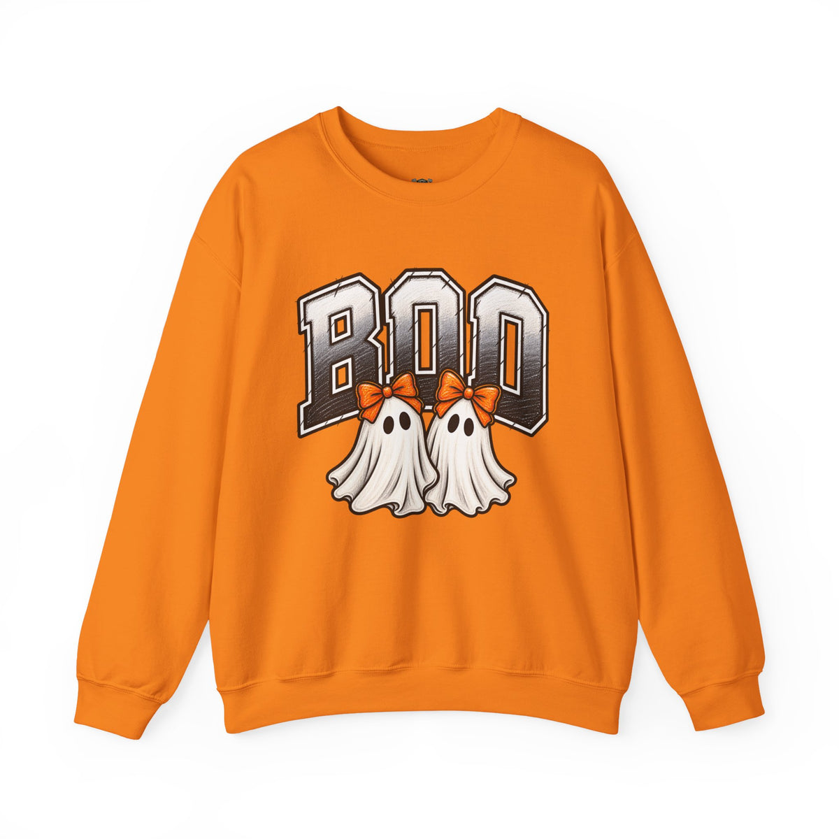 Halloween 'Boo' Ghosts Crewneck Sweatshirt — Cute Spooky Fall Pullover