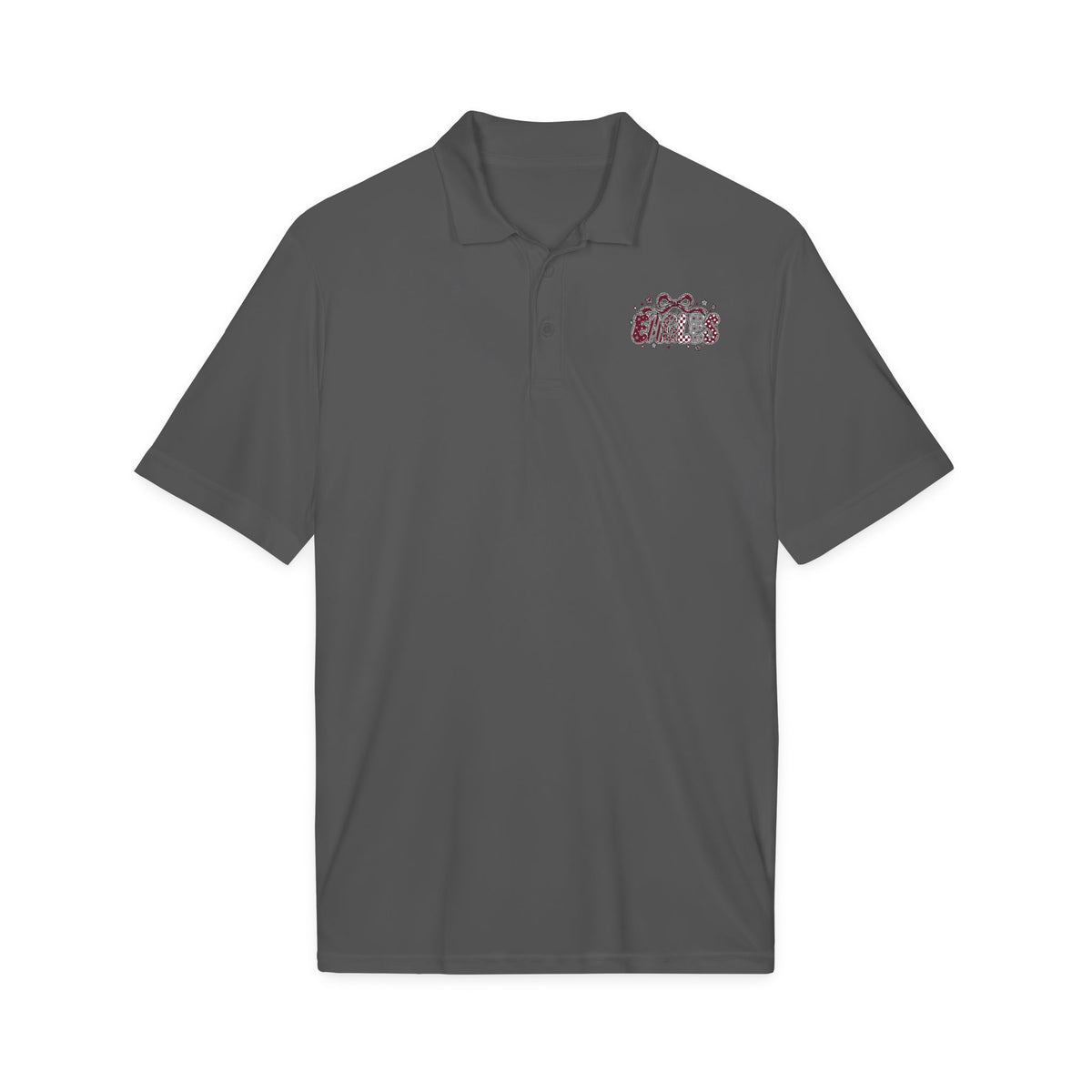 Eagles Embroidered Floral Crest Polo Shirt