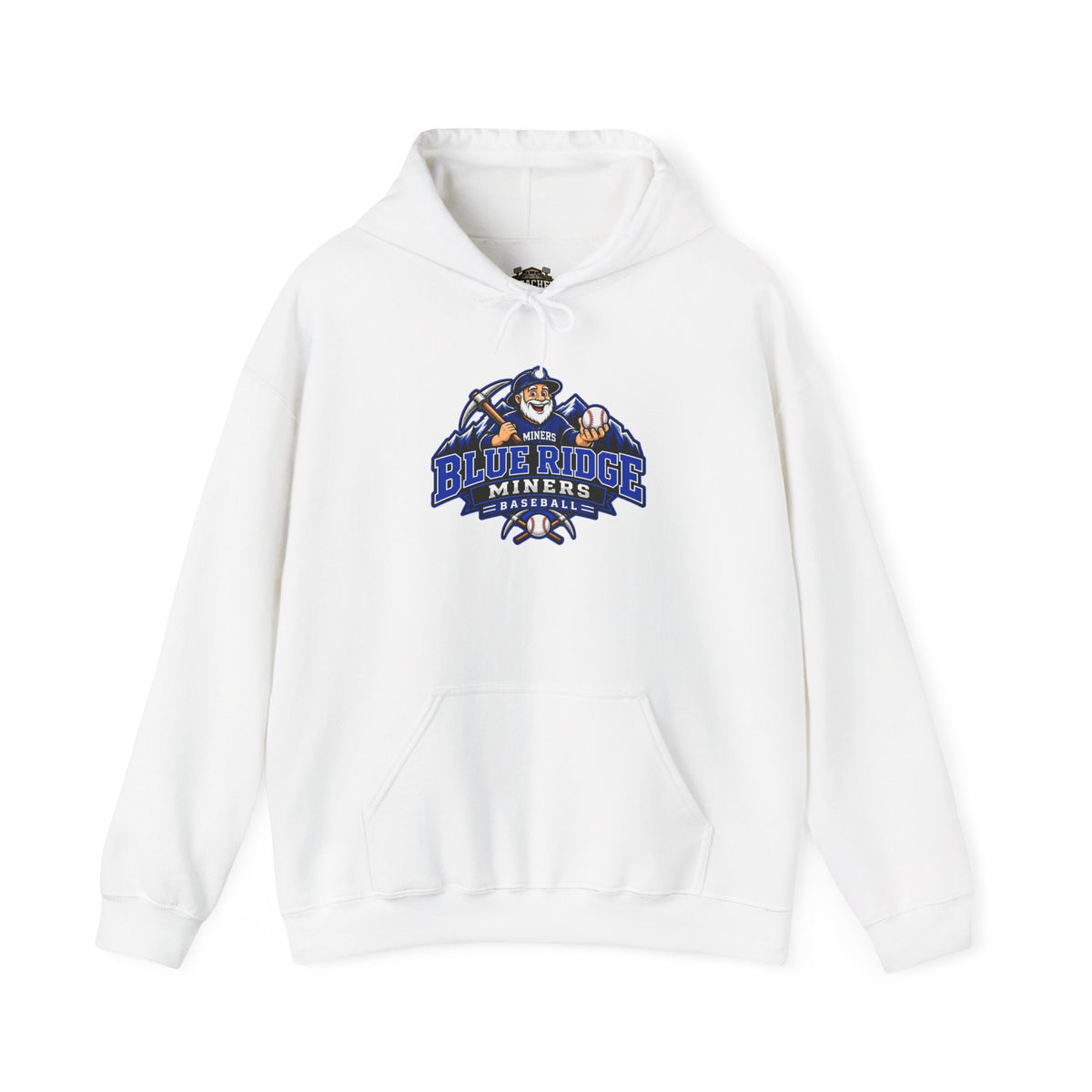 Blue Ridge Miners Mascot Logo Hoodie