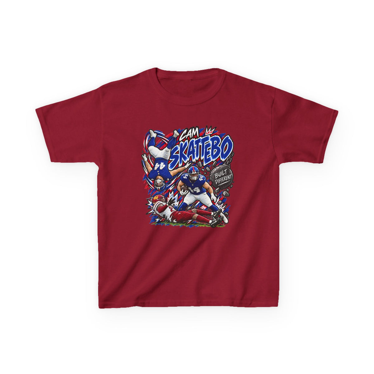 YOUTH Cam Skattebo Graphic T-Shirt - Sunday Standouts Sketch Series