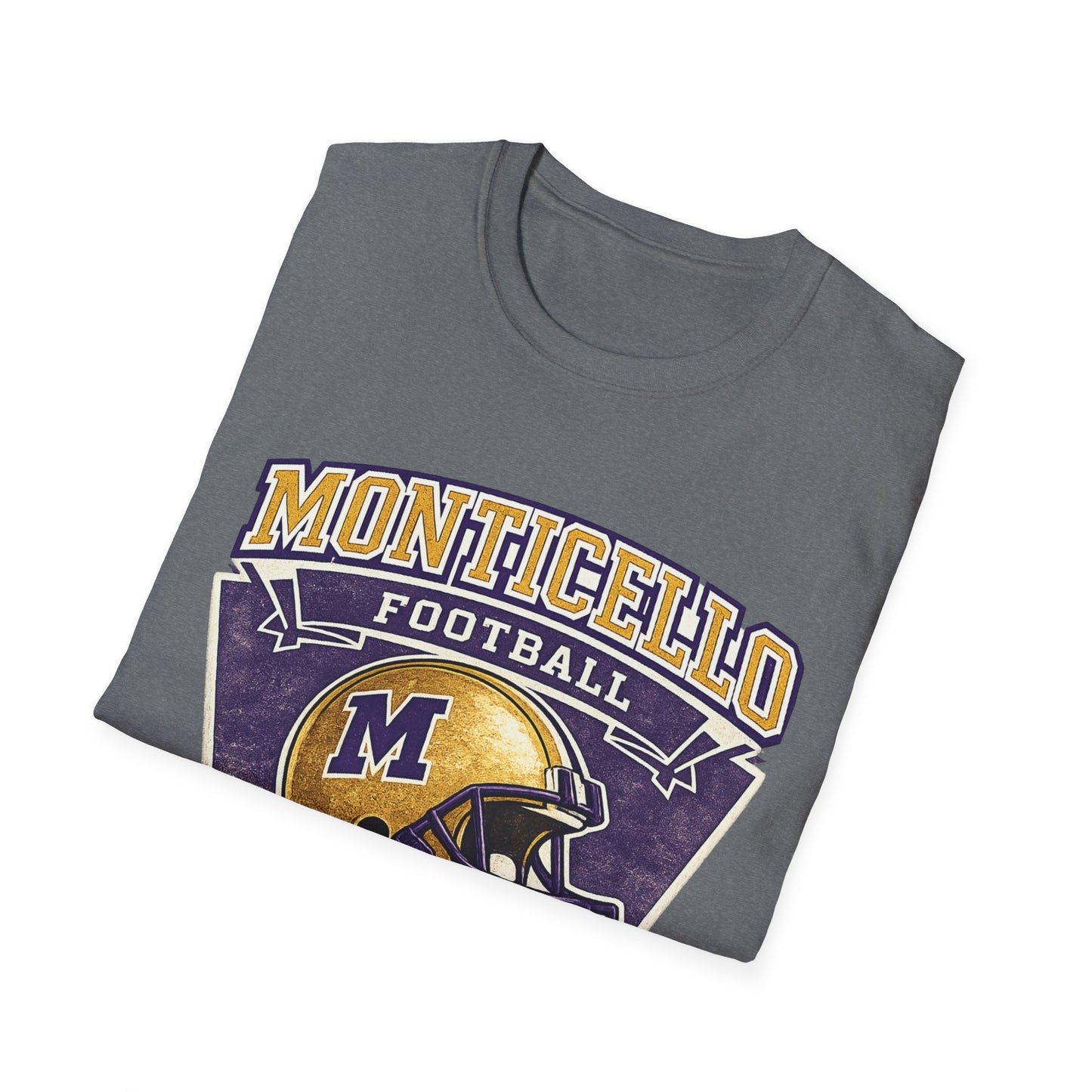 Monticello Football T-Shirt — Vintage Helmet Tee