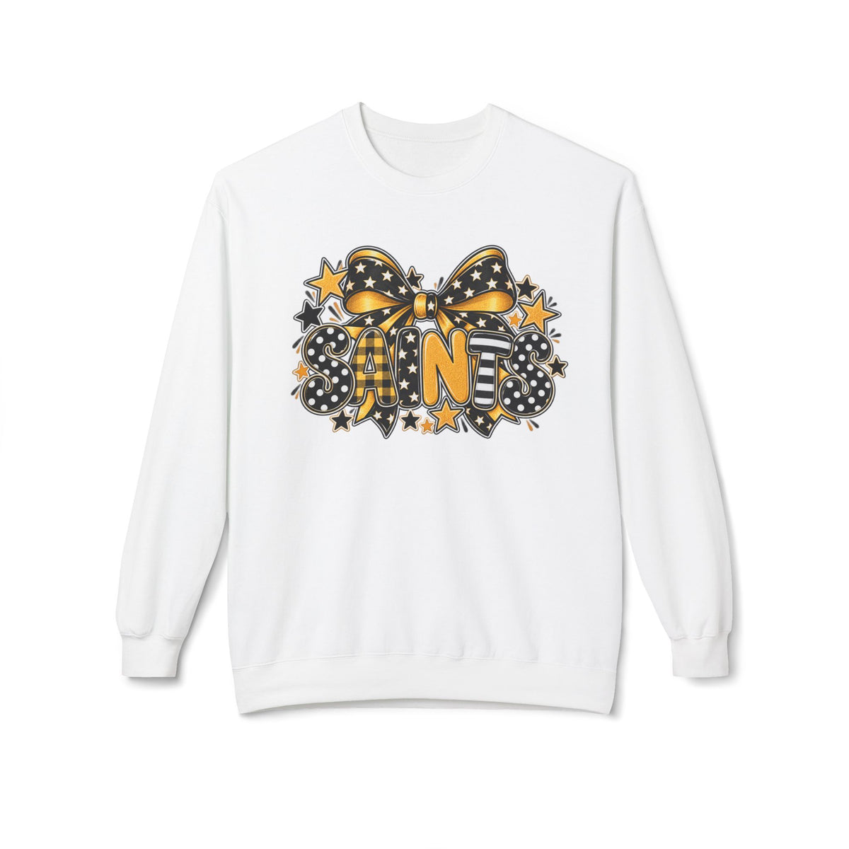 Saints Melissa – Black & Gold Polka Dot Gift