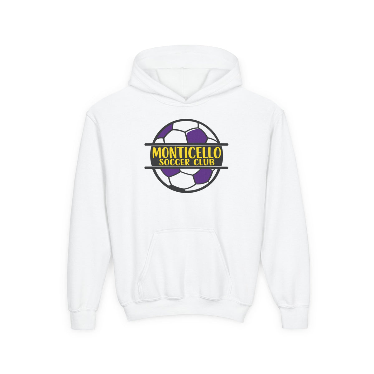 YOUTH Hoodie — Monticello Soccer Club Logo Sweatshirt