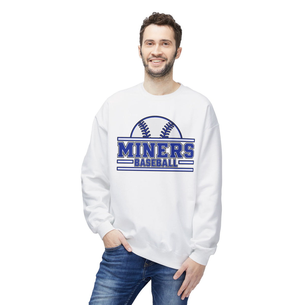 Miners Baseball Crewneck Sweatshirt