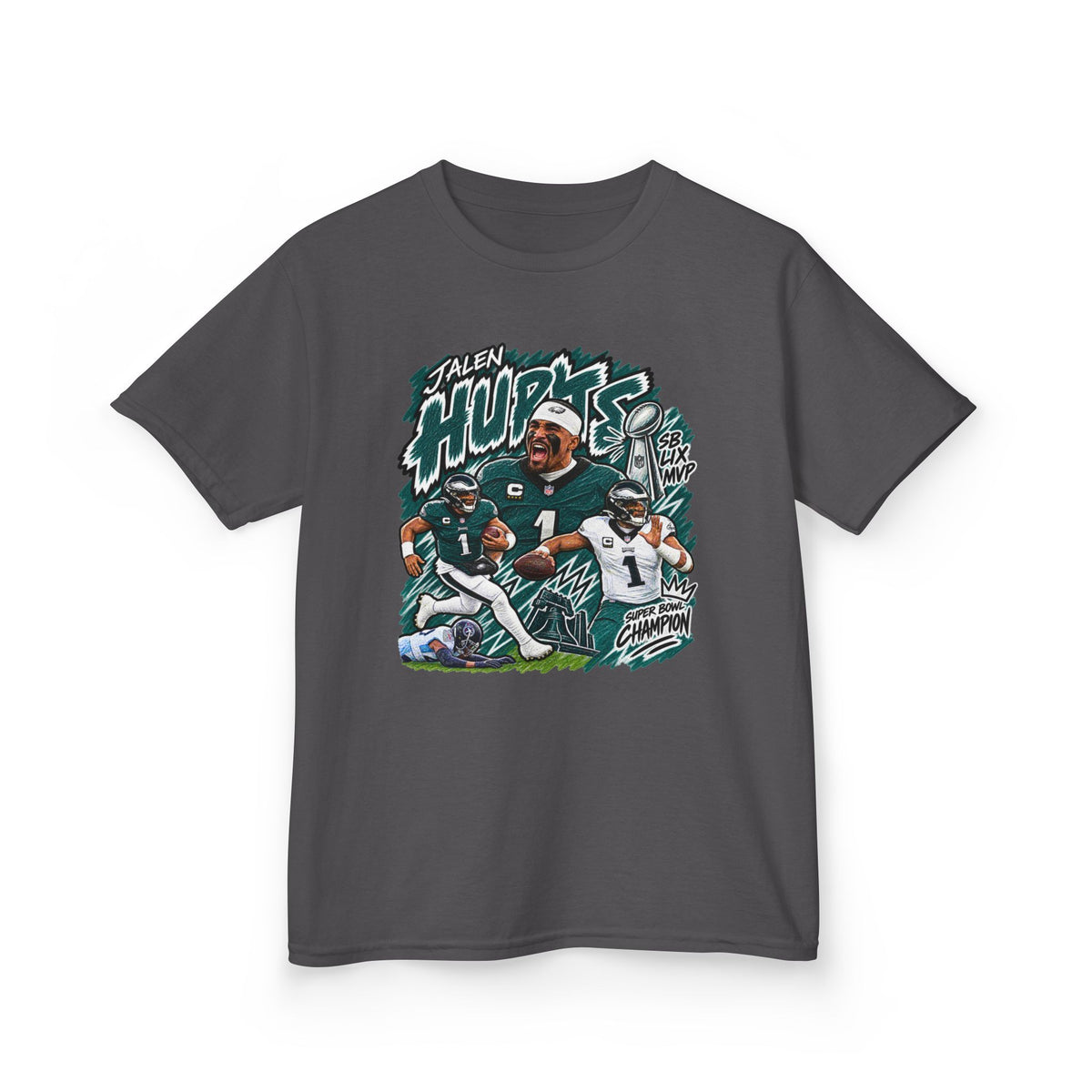 YOUTH Jalen Hurts Graphic T-Shirt - Sunday Standouts Sketch Series