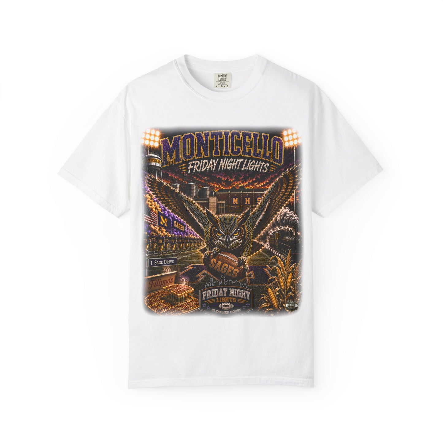Friday Night Lights T Shirt- MONTICELLO Edition