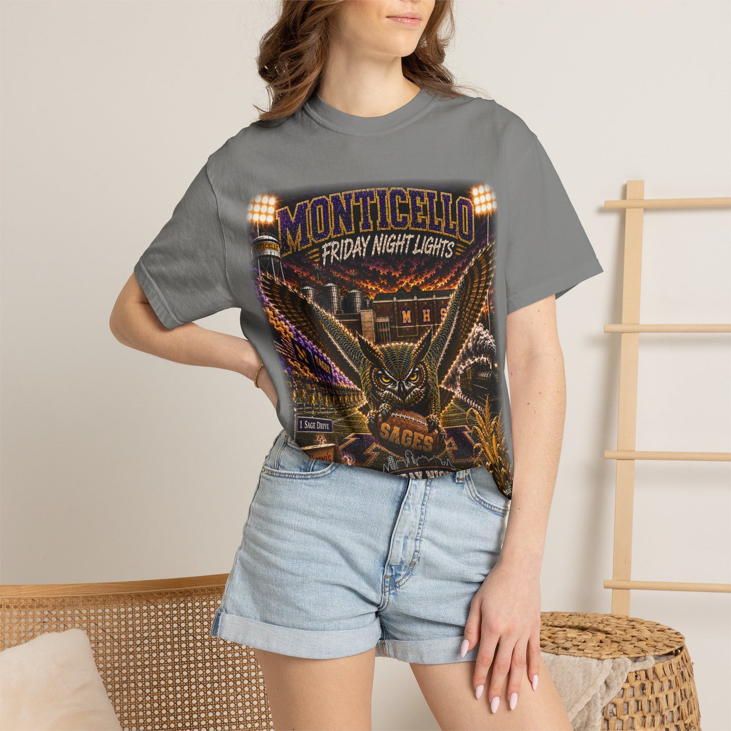 Friday Night Lights T Shirt- MONTICELLO Edition