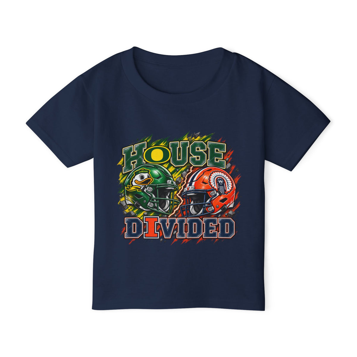 TODDLER House Divided T-Shirt — Illinois vs Oregon