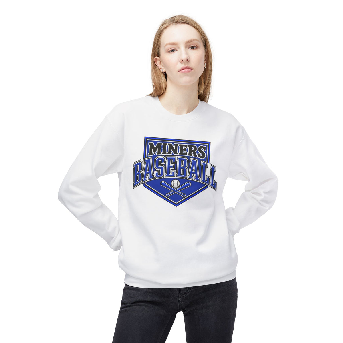 Miners Baseball Crewneck Sweatshirt