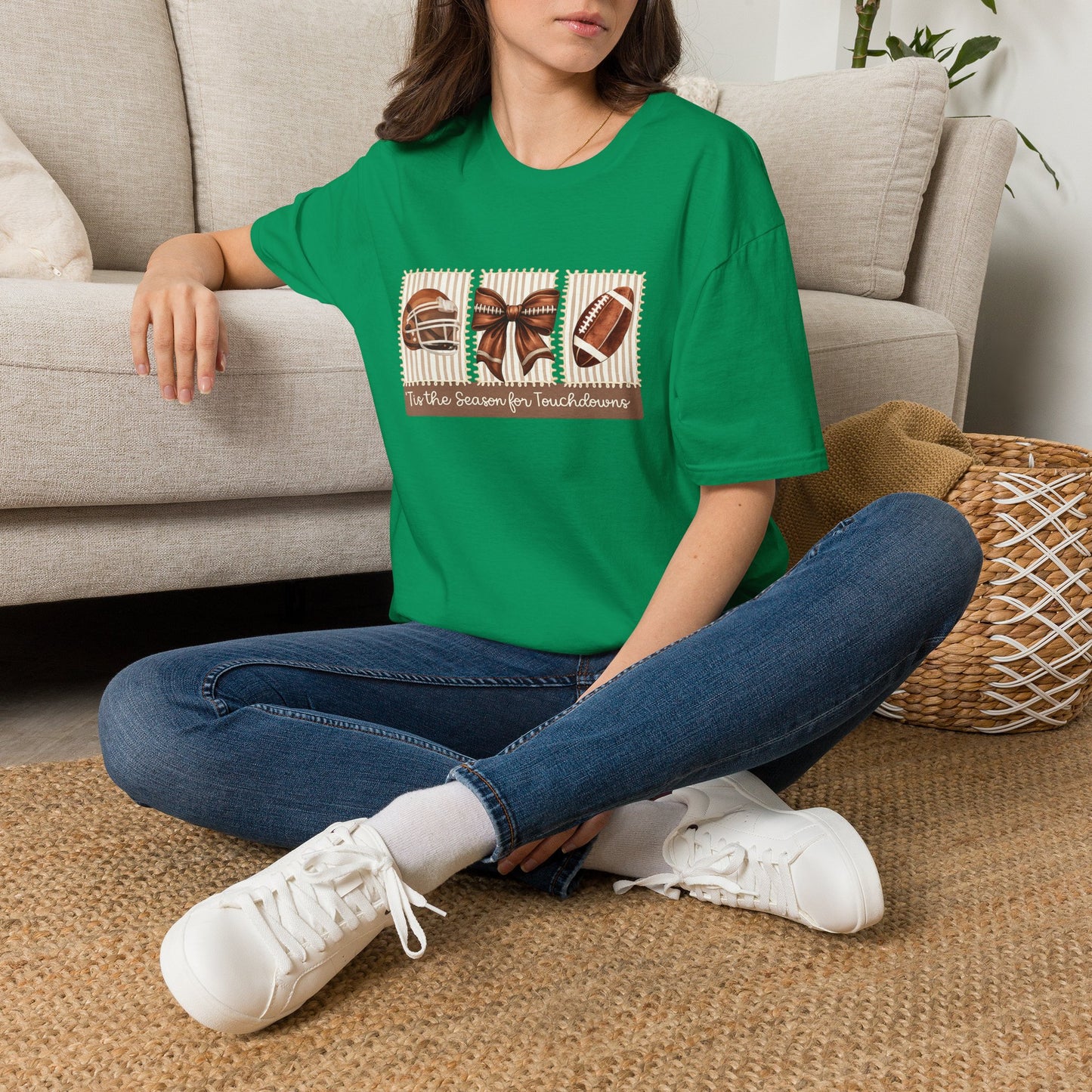 Football Holiday T-Shirt — 'Tis the Season for Touchdowns