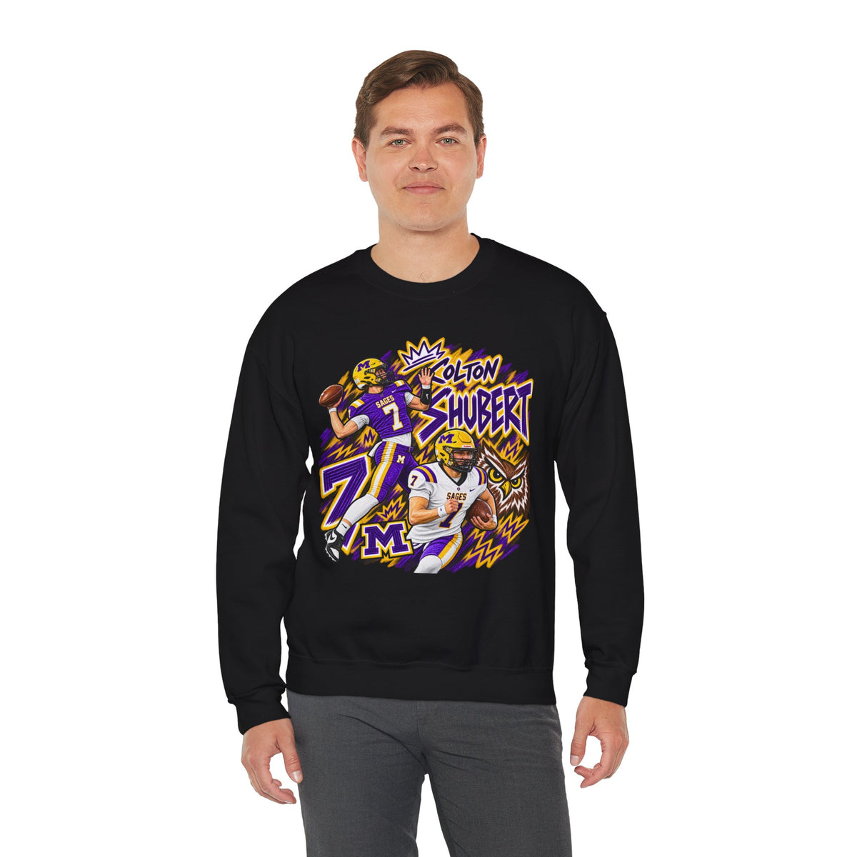 Colton Shubert Graphic Sketch Crewneck Sweatshirt