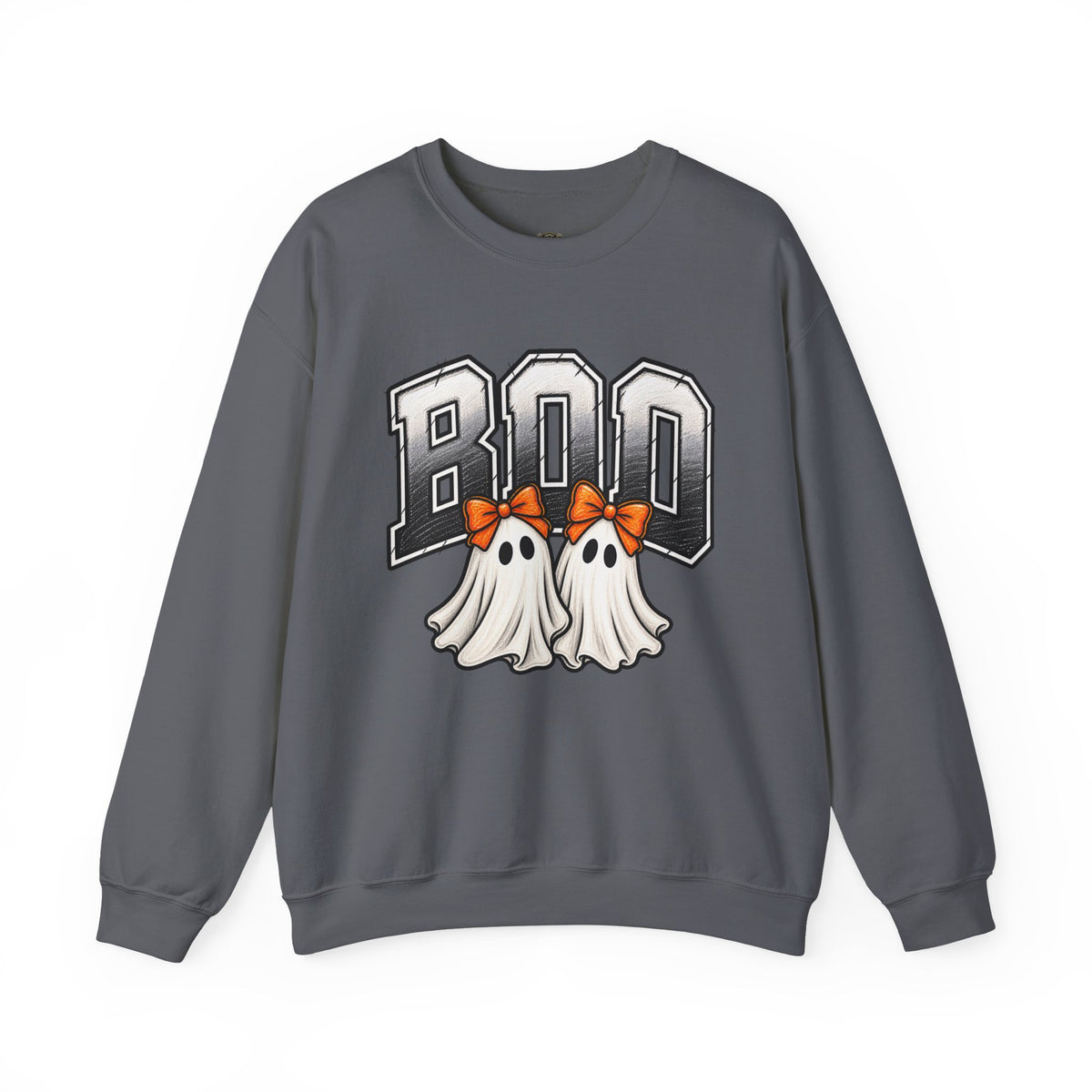 Halloween 'Boo' Ghosts Crewneck Sweatshirt — Cute Spooky Fall Pullover