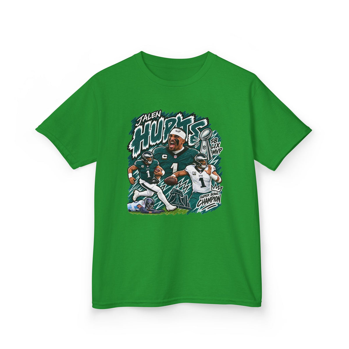 YOUTH Jalen Hurts Graphic T-Shirt - Sunday Standouts Sketch Series