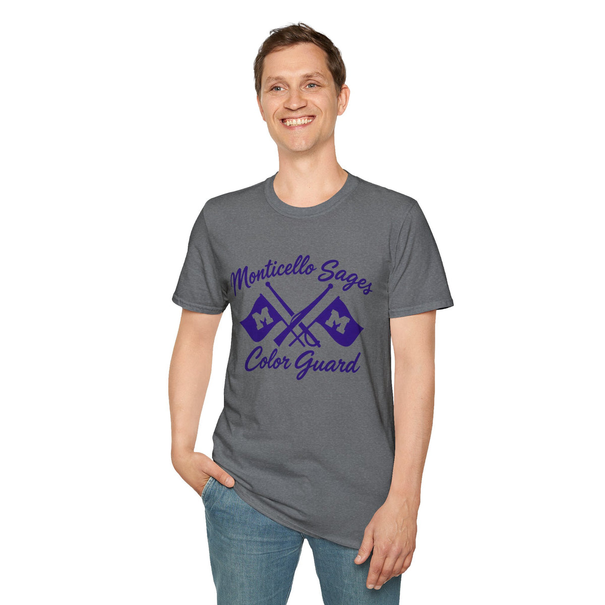 Monticello Sages Aesthetic Color Guard T-Shirt
