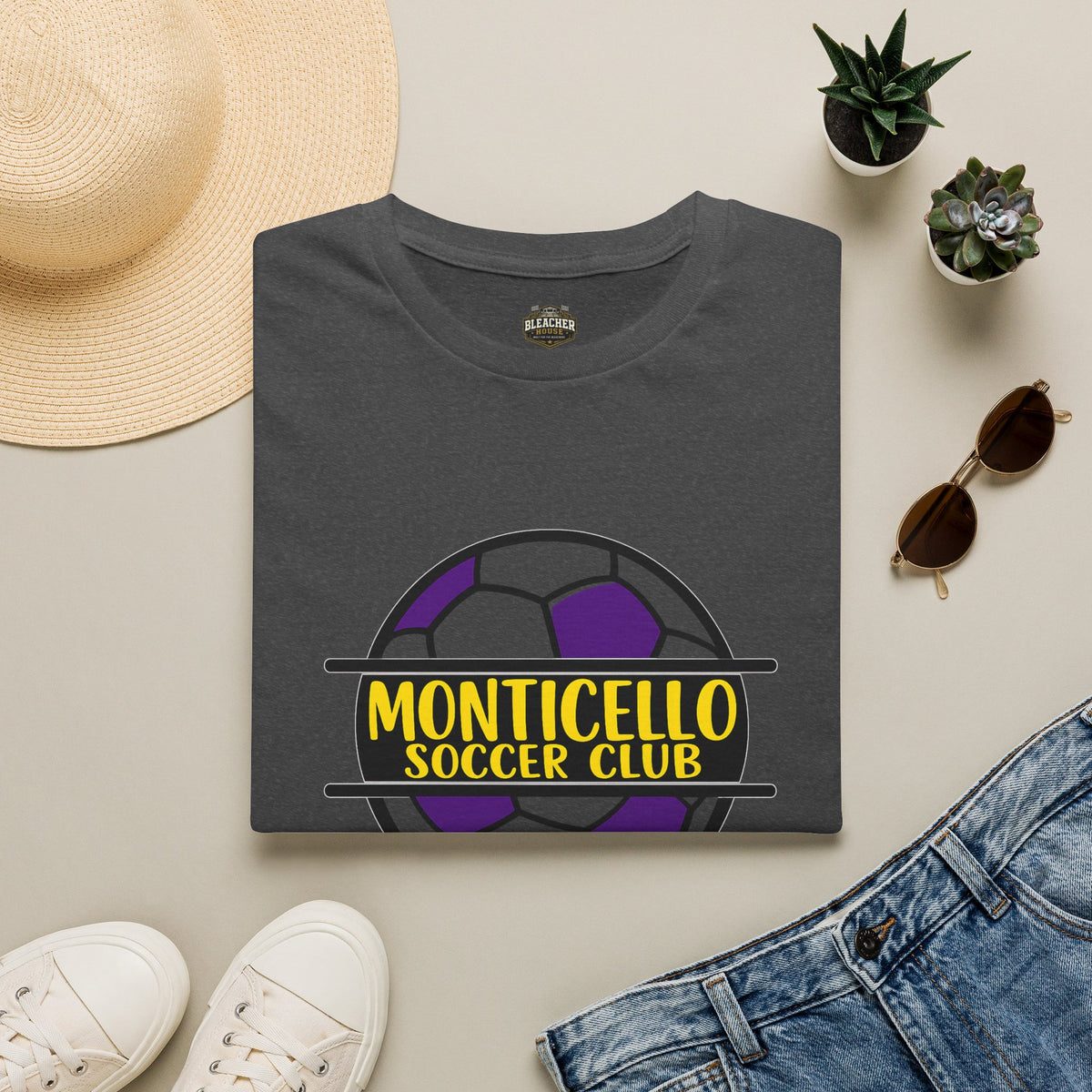 Monticello Soccer Club T-Shirt — Adult Team Support Tee
