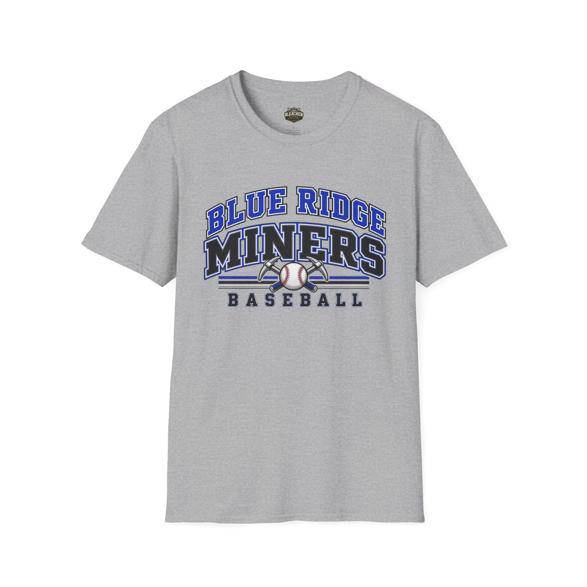 Blue Ridge Miners Baseball T-Shirt - Unisex Softstyle Tee