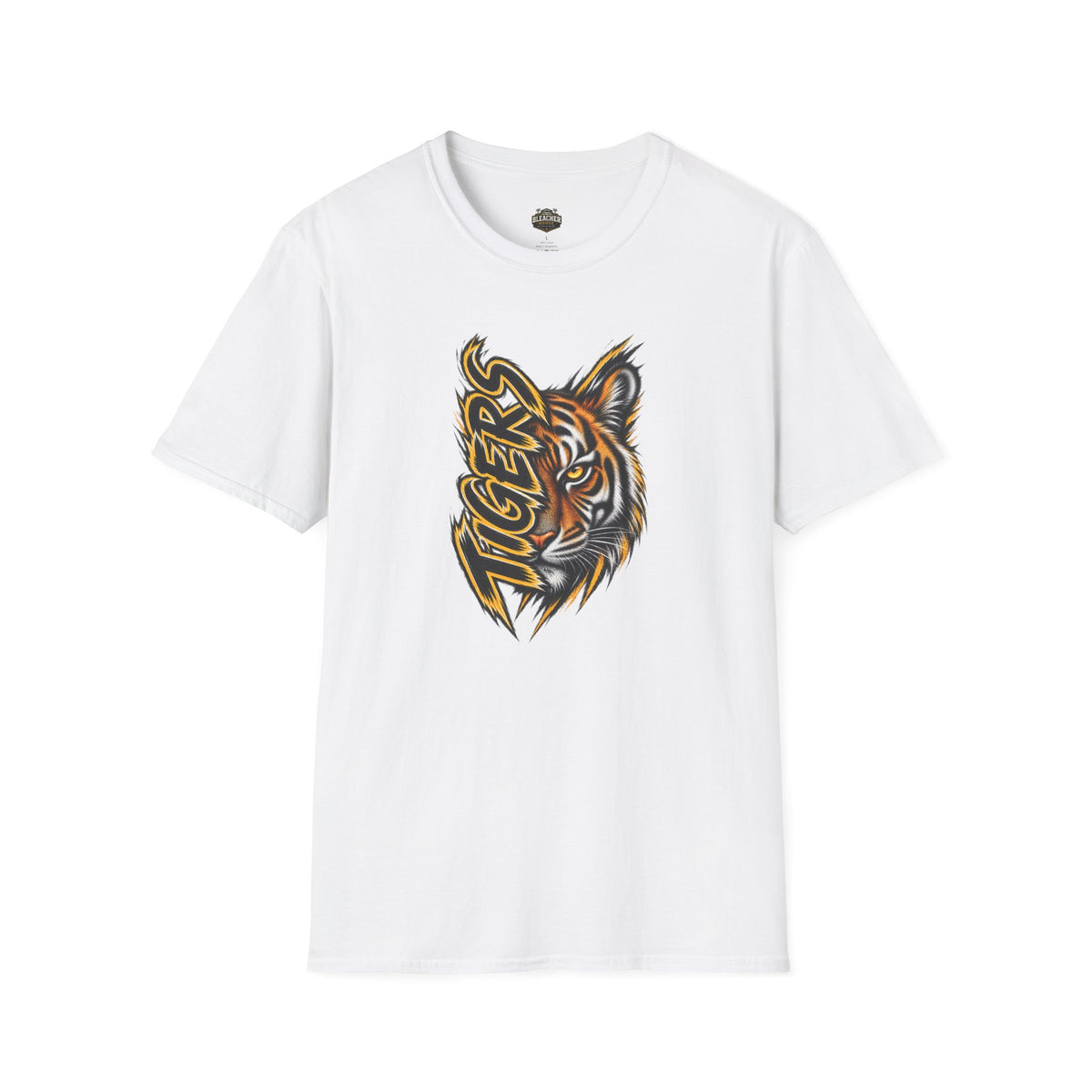 Tiger Head Graphic T-Shirt — Bold ‘Tigers’ Sports Mascot Tee