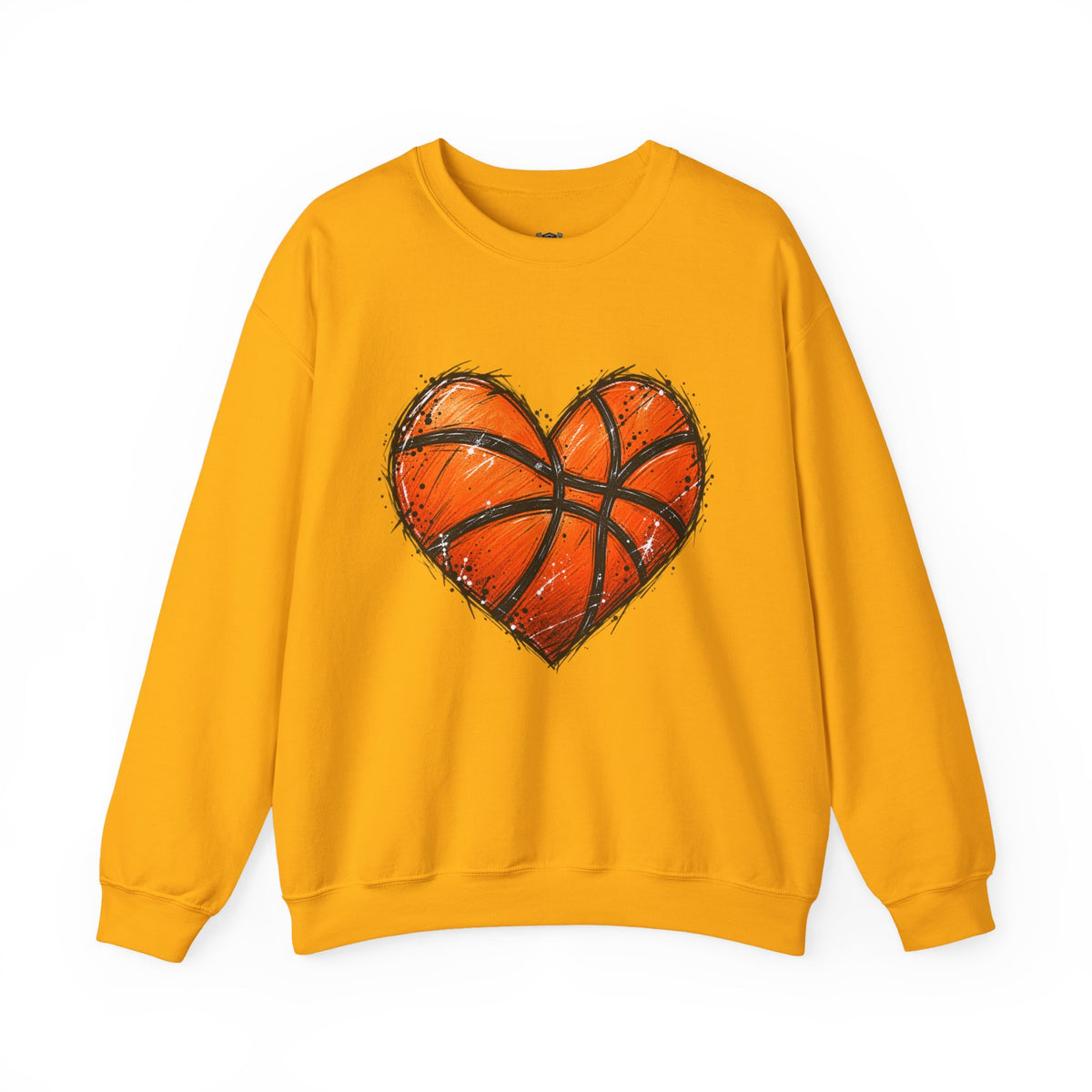 Basketball Heart Crewneck Sweatshirt