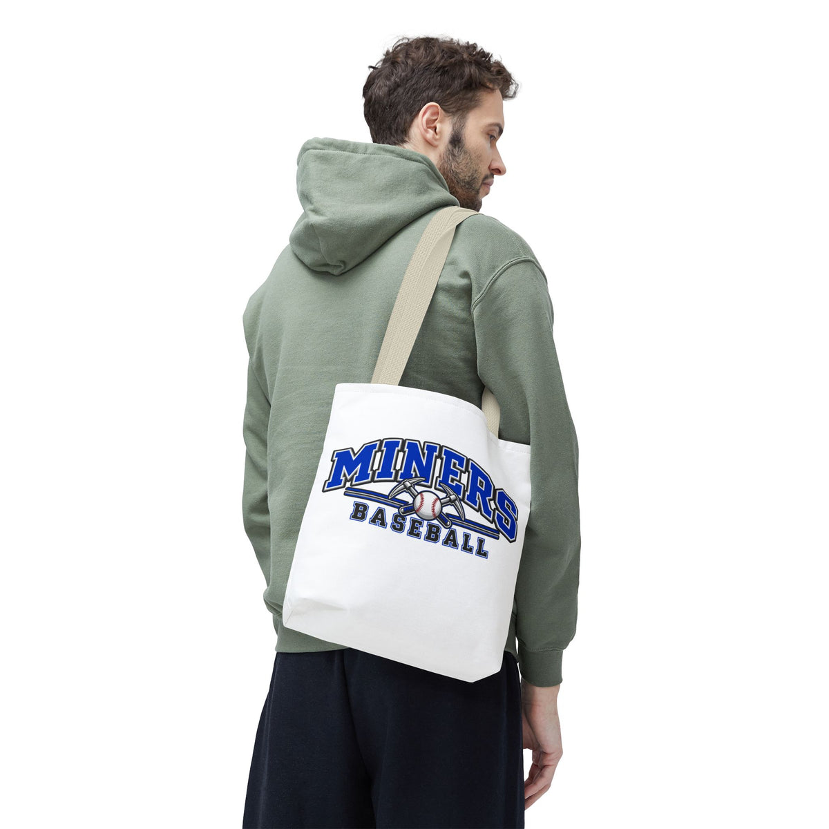 Miners Baseball Tote Bag — Team Logo Sports Carryall