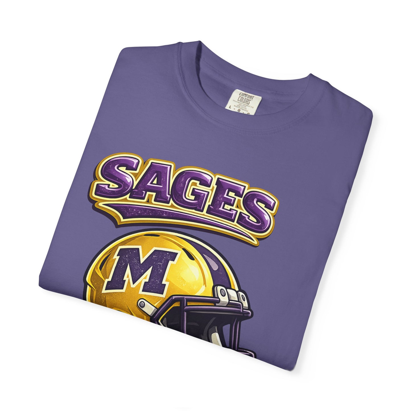 Sages Football Shiny Helmet T-Shirt